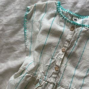 Folklore Plaid button down Dress